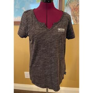 Indian Motorcycle Woman’s Dark Heathered Gray T-Shirt Medium